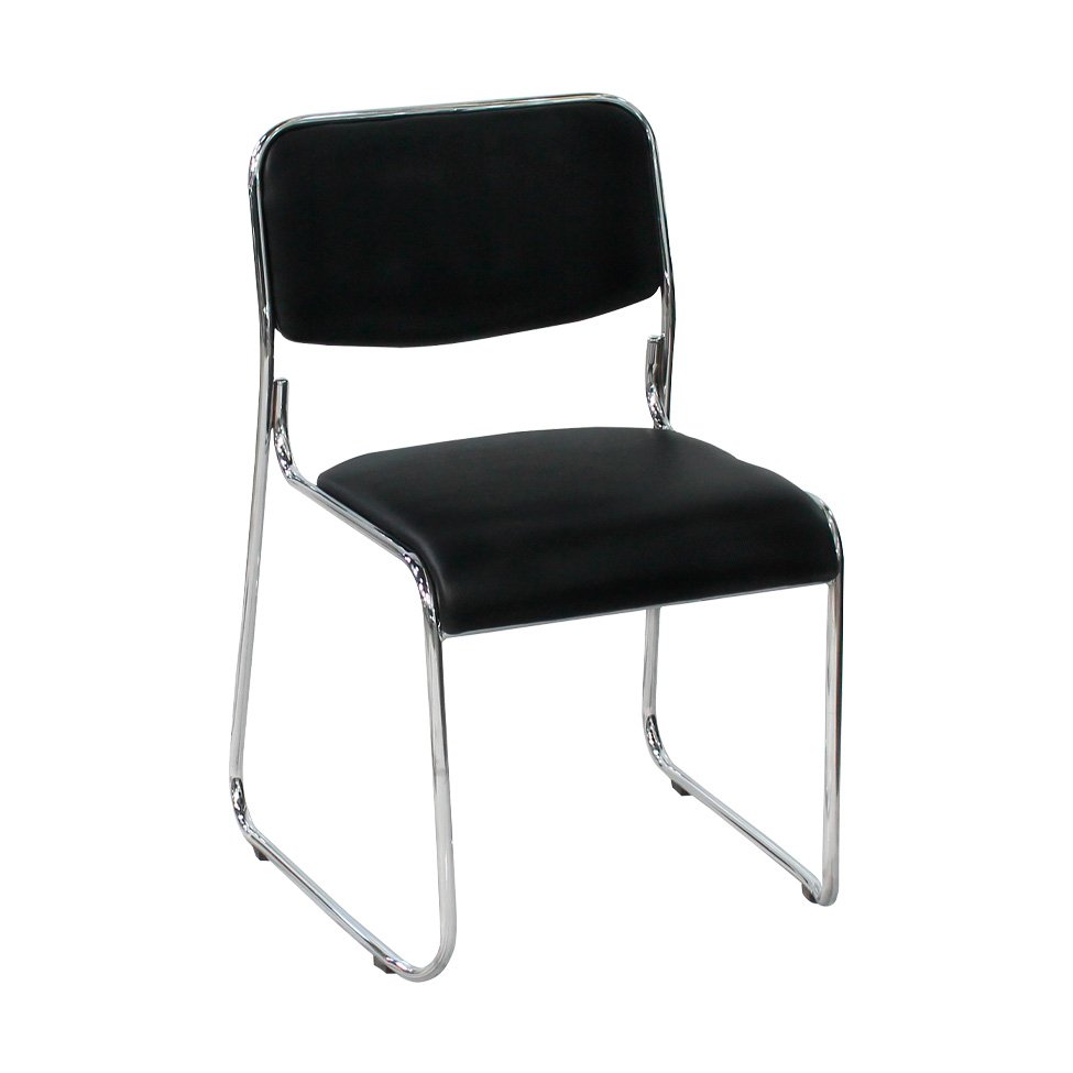 cadeira-plenaria-preta-base-cromada