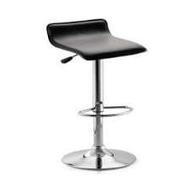 Banqueta Star Base Cromada branca, preta (BA68, BA67) para locação em eventos — Locseven SP