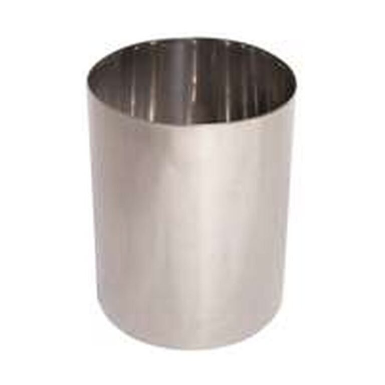 Lixeira Inox lisa (LI13) para locação em eventos — Locseven SP