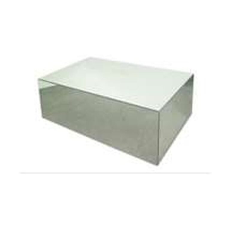 Mesa de Centro Espelhada espelho (ME218) para locação em eventos — Locseven SP