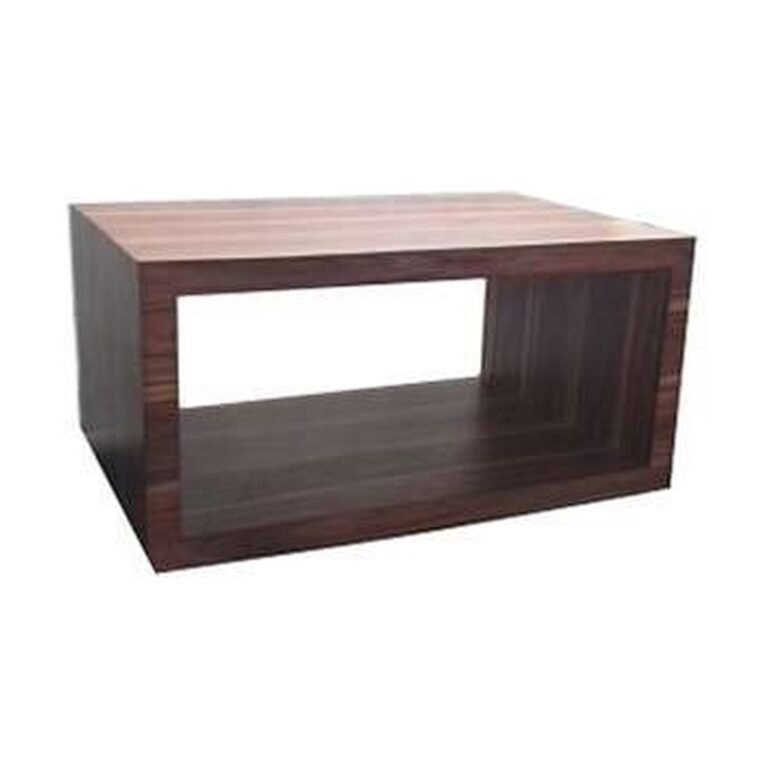 Mesa de Centro Jacarandá amadeirado (ME257) para locação em eventos — Locseven SP