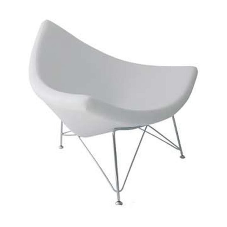 Poltrona Coconut branco (PO44) para locação em eventos — Locseven SP